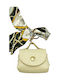 9-05 Mini Leather Bag Charm Scarf Savil Ecru