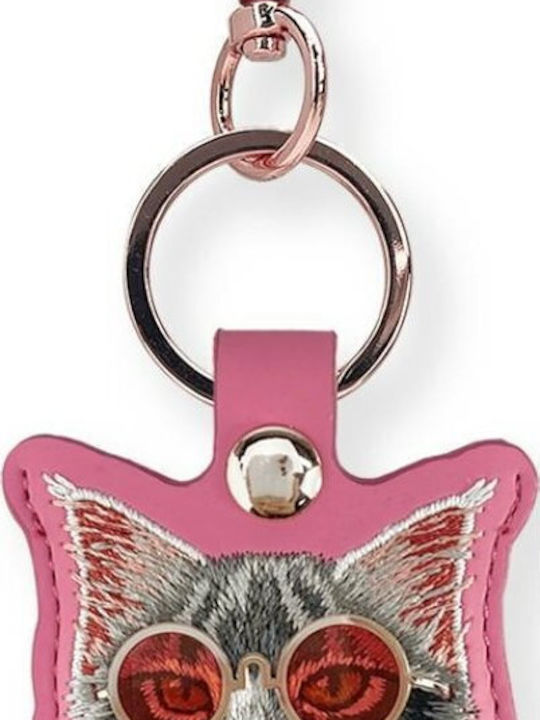 Nimmy Case Locatorr Glasses Cool Cute Cat Pink N-yj-ysk-018