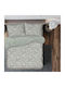 To megalo pazari Il-line Module Cearceafuri De Pat Super Dublu 240x260cm Gri Deschis 4 Buc