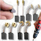 Carbon Brushes Power Tools Grinder Drill Set 4 Pieces