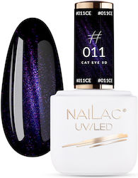 NaiLac Ημιμόνιμο Βερνίκι Cat Eye 5D #011 7ml
