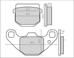 Brenta Brake Pads Kh083/2 Organic