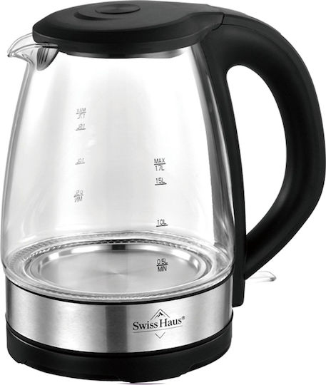 Swiss Haus Kettle 1.7lt 1500W Black