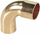 Copper 28mm Bend Elbow Besco