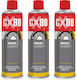 Cx80 Xbrake Cleaner Brake Cleaner Spray Degreaser 600ml X 3