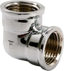 Brass Elbow 3-4" Chromed