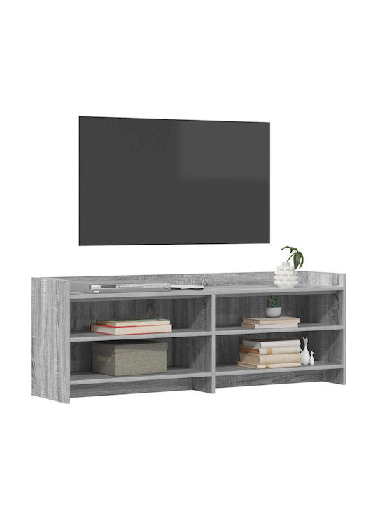 Етажерка За Телевизор Сонома Сив 135x33x47см
