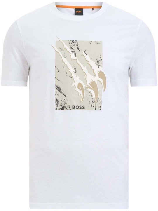 Boss Тениска Бял