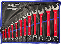 Gummiierte Kombinationsschlüssel-Set 12 Stück 6-32 Mm In Beutel