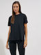 Damen T-shirt Schwarz