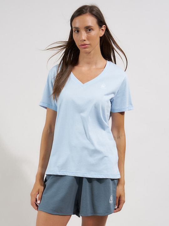 Admiral Women's Light Blue T-shirt