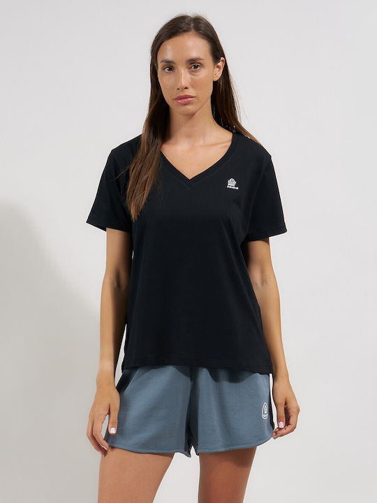 Admiral Women's Black T-shirt