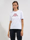 Ische Women's Sports T-shirt Floral White 1156560010-White