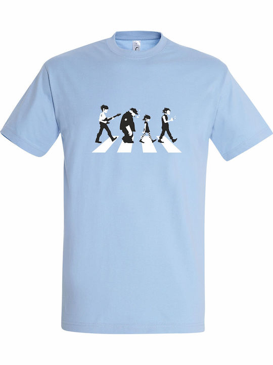 kirikoko Kids Top Sky Blue Gorillaz On Abbey Road