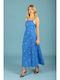 Summer Maxi Dress Blue