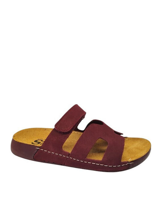 Safe Step Leather Women's Anatomic Burgundy San...