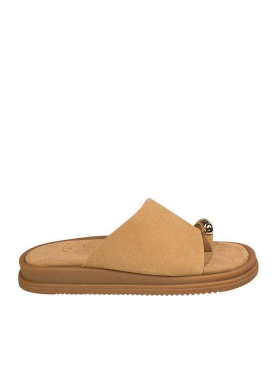 J&C Women's Flat Sandals Beige