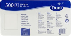 Duni Napkins 1-ply 24x24 Cm 500 Pcs Duni Napkins 1-ply 24x24 Cm 500 Pcs