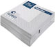 Paw Professional Dinner Subtile Gitter Silber Serviette 1-lagig 40x40cm Viertelfalten 50 Stück pro Verpackung Hergestellt aus Airlaid