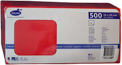Duni Napkins 1-ply 33x33 Cm Red 500 Pcs Duni Napkins 1-ply 33x33 Cm Red 500 Pcs