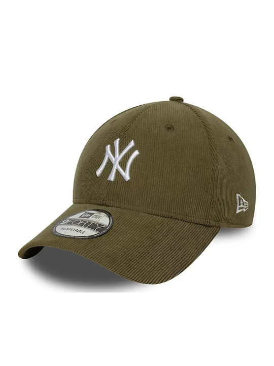New York Yankees Mlb Soft Cord Тъмнозелена 9forty Adjustable Cap Ла̀ди