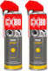 Cx80 Duo Spray Lithium Calcium Schmierfett Lager und Gelenke NLGI 2 Ep 0,5l X2