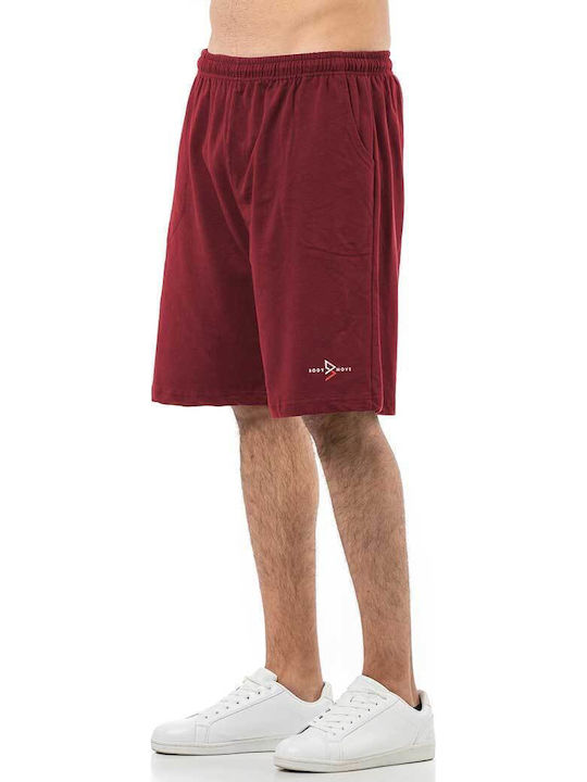 Bodymove Herren Shorts Burgunderrot 495S26.Burg...