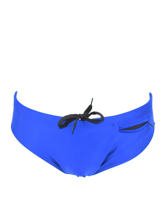 Μαγιό Ανδρικό Σλιπ Big Size K.dn15518 Blue Μαγιό Ανδρικό Σλιπ Big Size K.dn15518 Blue