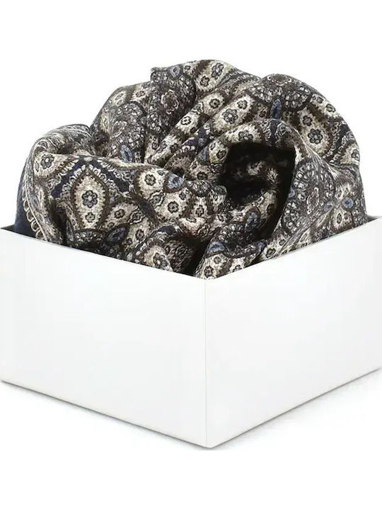 Men's Silky Blue Handkerchief