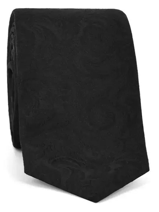 Stefano Mario Men's Tie in Black Colour