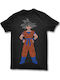 Ανδρικό Μπλουζάκι Μαύρο Σχέδιο Goku Dp7952