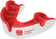 Opro Silver Rugby League Mouthguard White Red