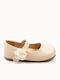 Kids Ballerinas with Hoop & Loop Closure Pink