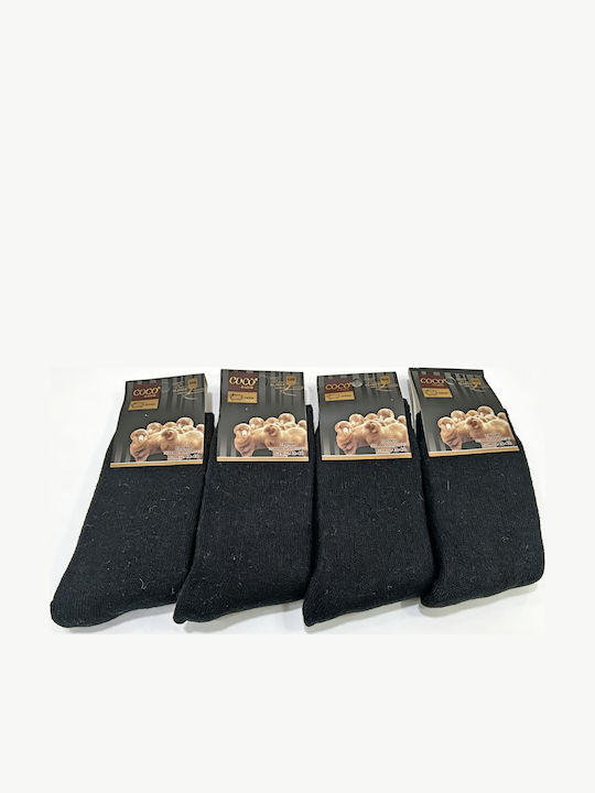 Coco&Hana Herren Socken Schwarz 4er Pack
