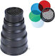 E-reise Er-sn00s Universal Filtre Snoot Grid de 10cm