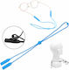 Silicone Adjustable Eyeglass Strap Light Blue