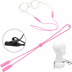 Silicone Adjustable Eyeglass Strap Powder Pink