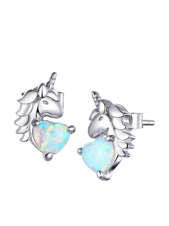 Silver Earrings Unicorn Earrings 925 Silver