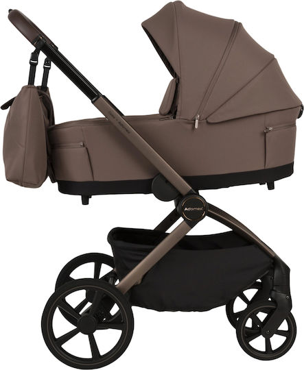Adamex Como Reversible 2 in 1 Baby Stroller Suitable for Newborn Chocolate Fango 11.3kg