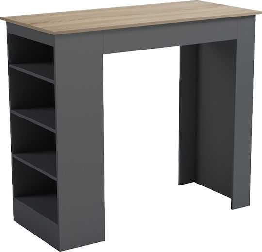 Riff Μπαρ Ανθρακί 120x55x105εκ. Riff Μπαρ Ανθρακί 120x55x105εκ.