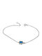 Damentäuberarmband aus Silber