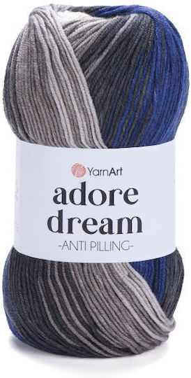 YarnArt Adore Dream 1050 Mehrfarbiges Strickgarn Anti Pilling Acrilyc