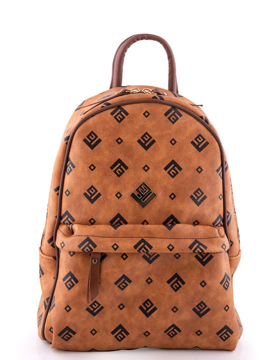 Ersi Leder Damen Handtaschen und Damentaschen Rucksack Braune