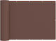 vidaXL Brown Shade Divider with PU Coating 1.5x...