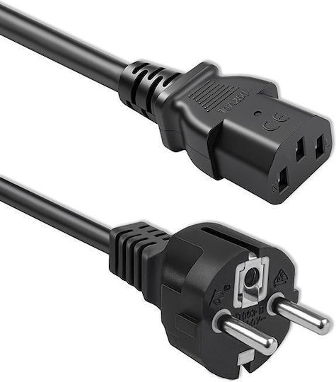 Qoltec Schuko - IEC C13 Cable 3m Black KKQTKKBZ0270