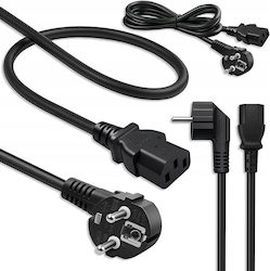 Qoltec Schuko - IEC C13 Cable 1.8m Μαύρο KKQTKKBZ0220