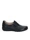 Γυναικεία Slip-On Δερμάτινα Μαύρα