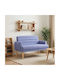 Ecksofa Blau Jeans 116x67x80cm