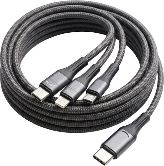 KLGO USB to Type-C / Lightning Cable 1.2m S-689