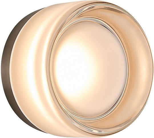 VK Lighting Wandleuchte mit Integrierte LED und Warmes Weiß Licht Transparente